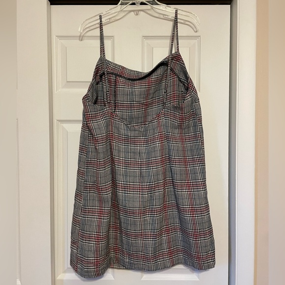 Brand New ASOS Plaid Mini Dress - Size 14 - Picture 4 of 7